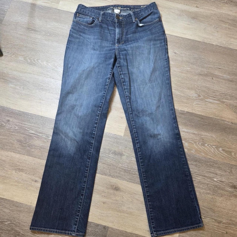 Eddie Bauer womens straight leg jeans sz 8